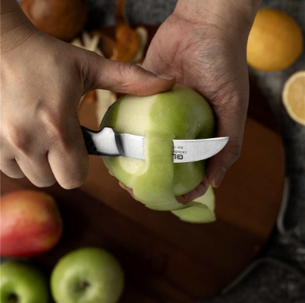 Global Peeling Knife 6cm / 2.5" Curved Blade Forged Global by Kitchen Niche