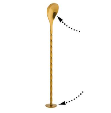 Trudeau Cocktail Shaker Set – Black & Gold – 3-Piece Trudeau by Kitchen Niche