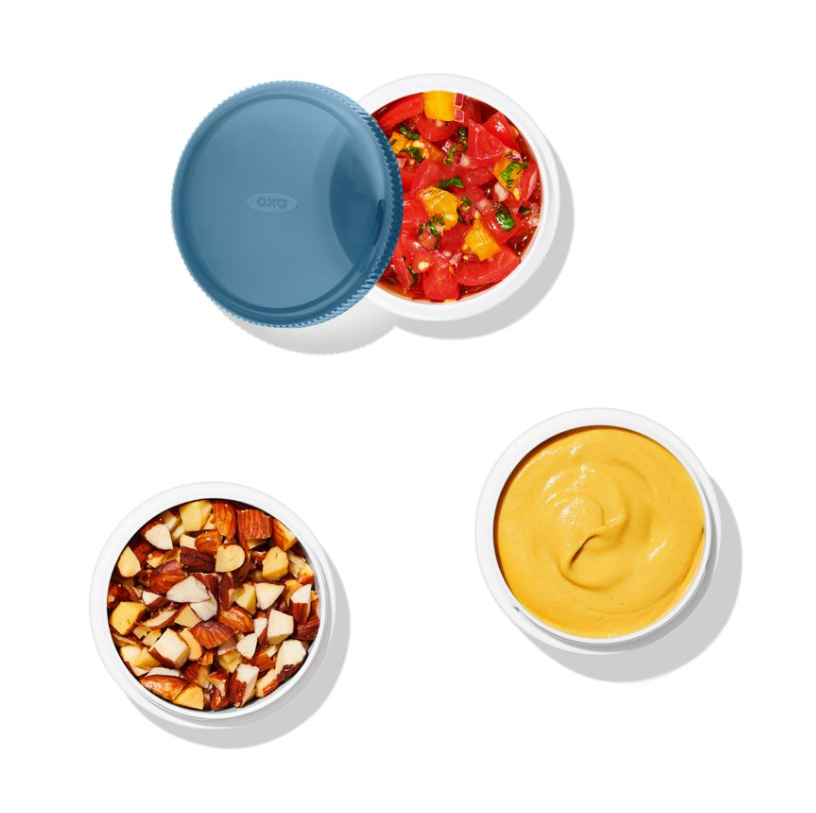 OXO Prep and Go Condiment Containers 3-Pack Blue