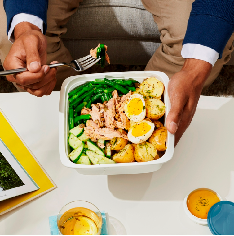 OXO Prep and Go Salad Container Blue