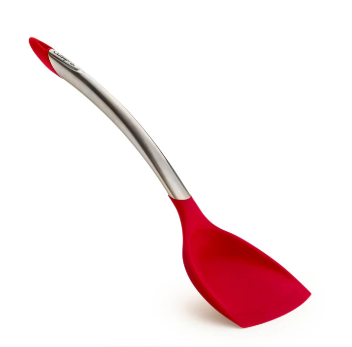 Cuisipro Silicone Wok Turner – 12.5" / 32 cm – Red (LFGB Silicone) Cuisipro by Kitchen Niche
