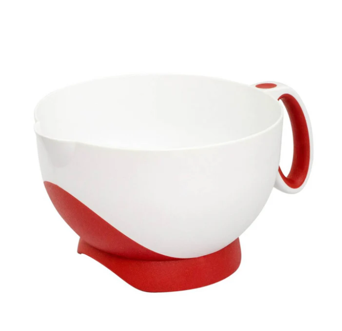 Cuisipro Deluxe Batter Bowl – 3.5 qt / 3 L – 14 cups – Red Cuisipro by Kitchen Niche
