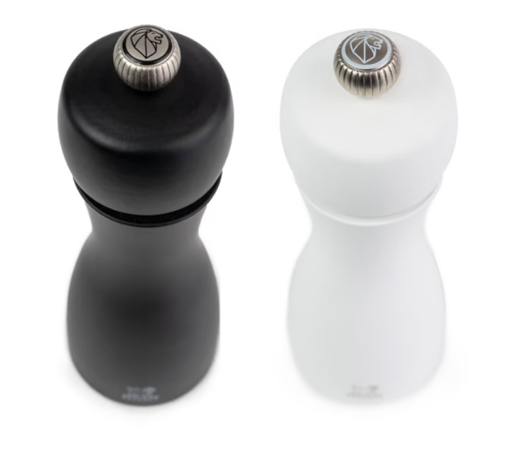Peugeot Tahiti 15cm Black Pepper & White Salt Mill Set by Kitchen Niche