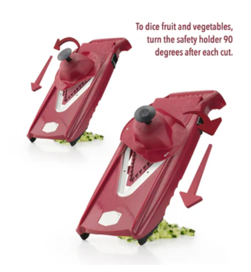 Swissmar Borner V-Power V-Slicer Mandoline Slicer – Red by Kitchen Niche