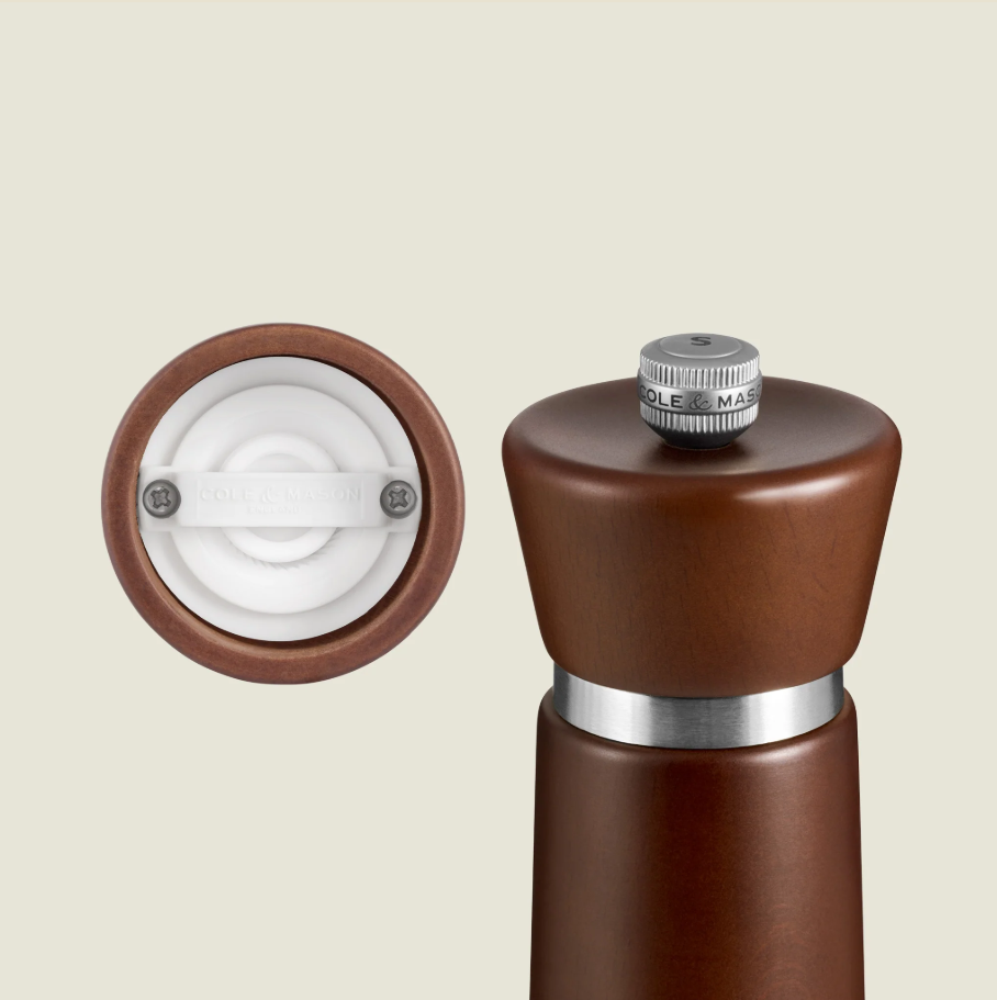 Cole & Mason Millbank Salt Mill – Chestnut Beech Wood – 7" / 18 cm