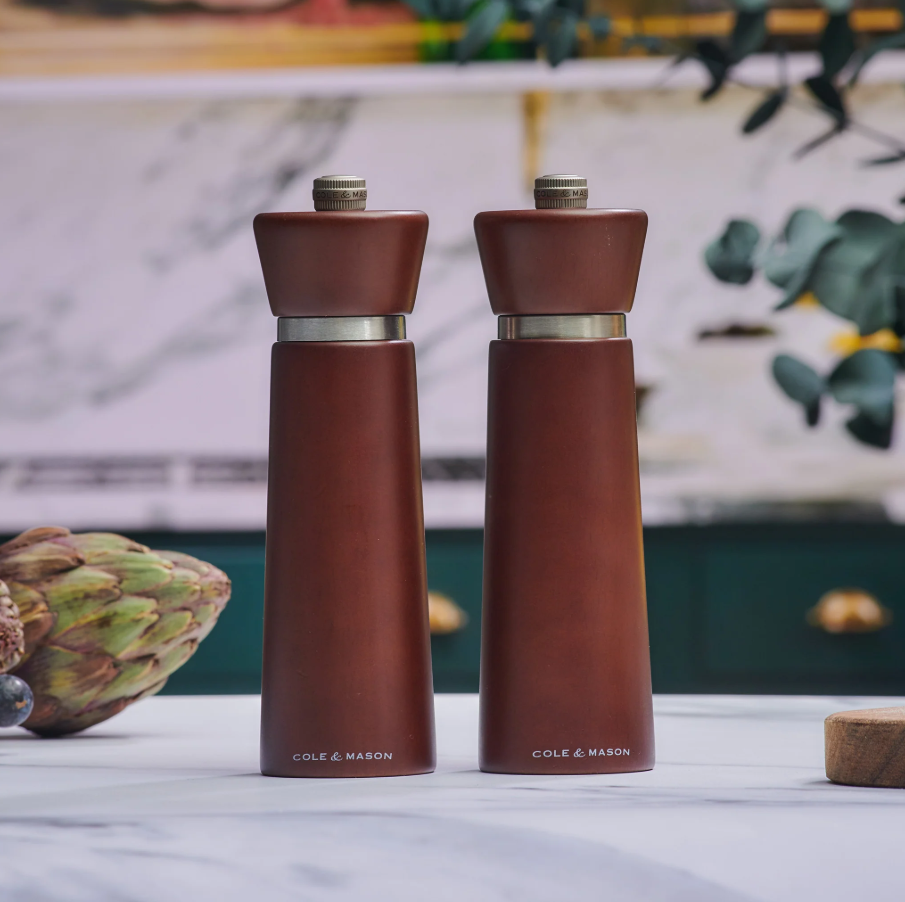 Cole & Mason Millbank Salt Mill – Chestnut Beech Wood – 7" / 18 cm