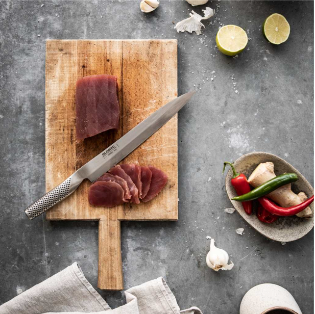 Global Sashimi Knife 25cm / 10" Right-Hand Global by Kitchen Niche