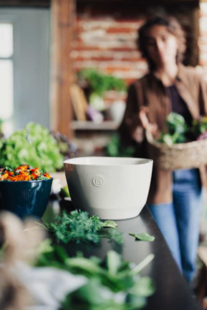 Emile Henry Salad Bowl – S – Clay (Argile) – Ø 19 cm – H 12 cm – 2 L Emile Henry by Kitchen Niche