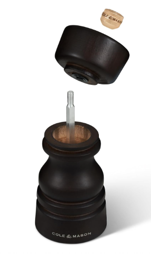 Cole & Mason The London Collection Salt Mill – Chocolate Wood – 5" / 13 cm by Kitchen Niche