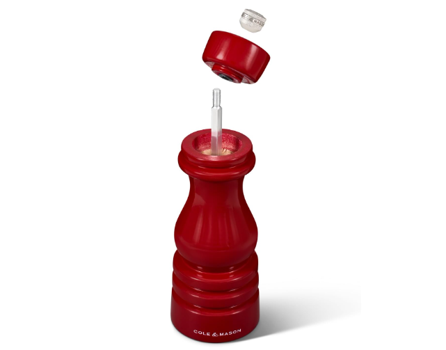 Cole & Mason The London Collection Salt & Pepper Mill Gift Set – Red Gloss – 7" / 18 cm by Kitchen Niche