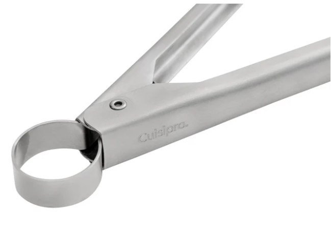 Cuisipro Piccolo Mini Tongs – 7" / 18 cm – Silicone Black Cuisipro by Kitchen Niche