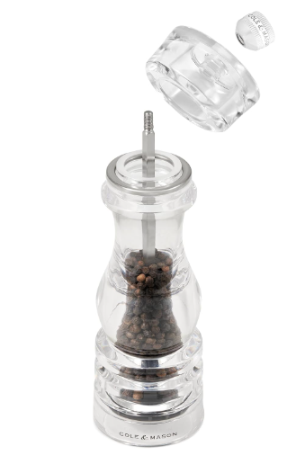 Cole & Mason The London Collection Pepper Mill – Acrylic – 11" / 30 cm by Kitchen Niche