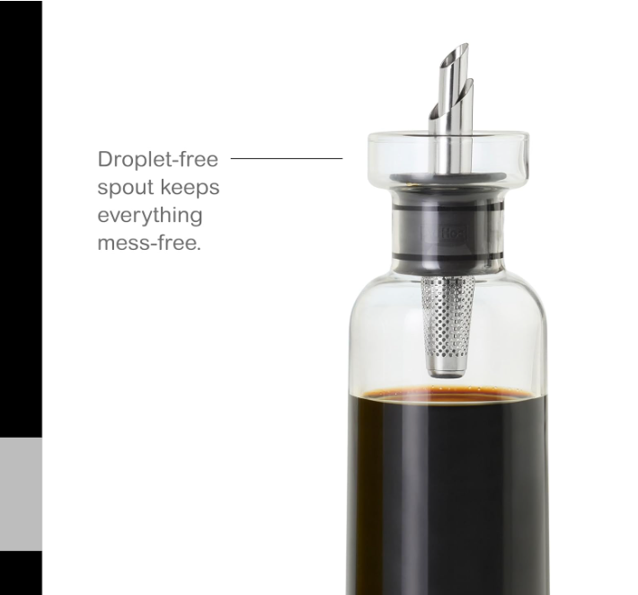 AdHoc Aromapour Oil and Vinegar Dispenser Set – 300 ml