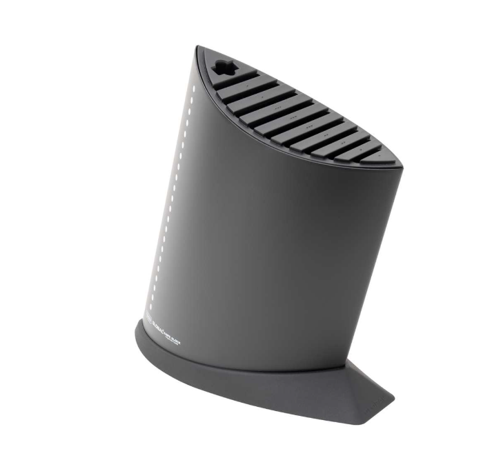 Global Knife Block Holds 10 Knives Ship Shape Black Global by Kitchen Niche