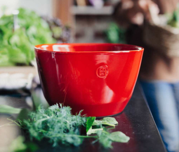 Emile Henry Salad Bowl – M – Burgundy (Grand Cru) – Ø 22 cm – H 14 cm – 3.5 L Emile Henry by Kitchen Niche