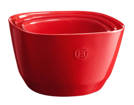 Emile Henry Salad Bowl – M – Burgundy (Grand Cru) – Ø 22 cm – H 14 cm – 3.5 L Emile Henry by Kitchen Niche