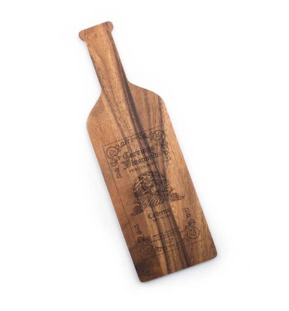 Cabernet Wine Bottle Cutting Board – Engraved