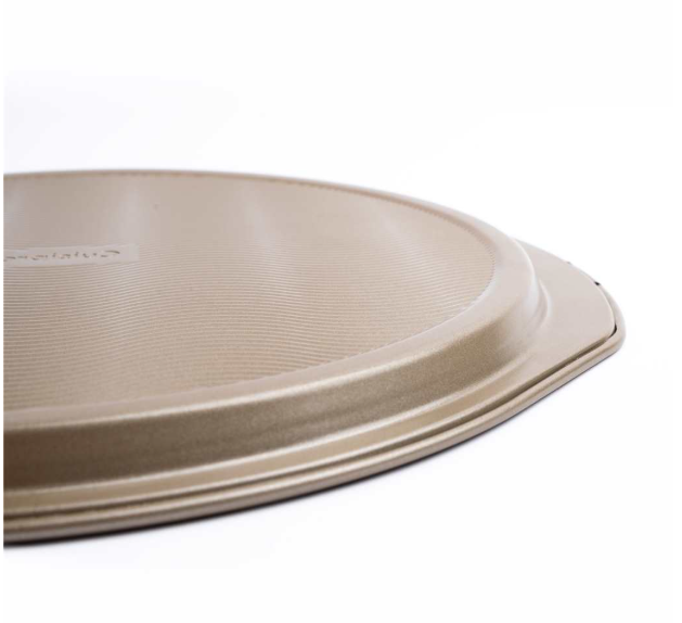 Cuisipro Pizza Pan – Carbon Steel, 14" x 13" x 0.5" / 35.75 x 33.25 x 1.25 cm Cuisipro by Kitchen Niche