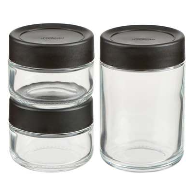 Trudeau Stacking Spice Jars – Set of 12 – Small Trudeau by Kitchen Niche