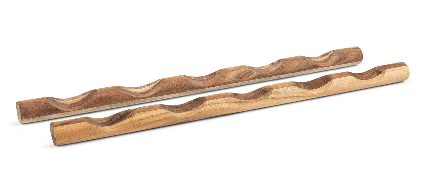 Ironwood Compact Acacia Wood Wine Rack