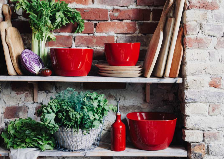 Emile Henry Salad Bowl – L – Burgundy (Grand Cru) – Ø 26 cm – H 16 cm – 5.5 L Emile Henry by Kitchen Niche
