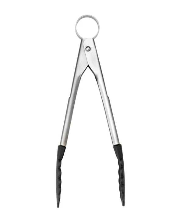 Cuisipro Piccolo Mini Tongs – 7" / 18 cm – Silicone Black Cuisipro by Kitchen Niche