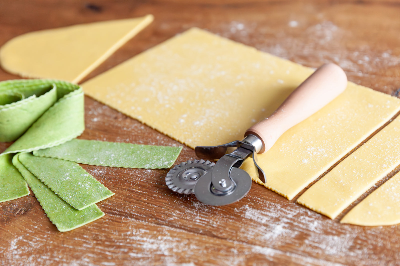 Marcato Double Pasta Cutter – Smooth & Toothed