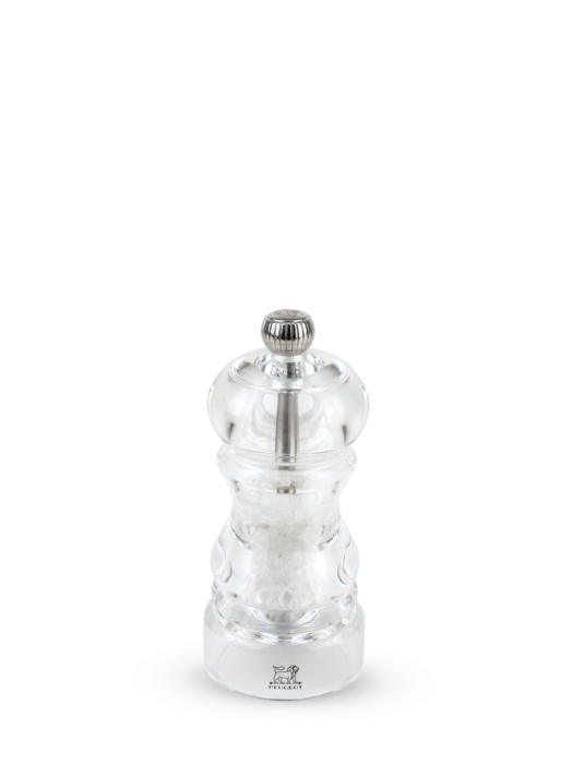 Peugeot Nancy Classic Acrylic 12cm Salt Mill by Kitchen Niche