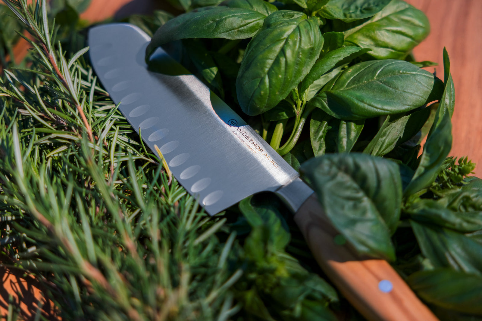 Wüsthof Amici Hollow Ground Santoku Knife – 7" Wusthof by Kitchen Niche