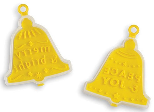 Bakelicious Christmas Bell Flip & Stamp Cookie Cutter by Kitchen Niche