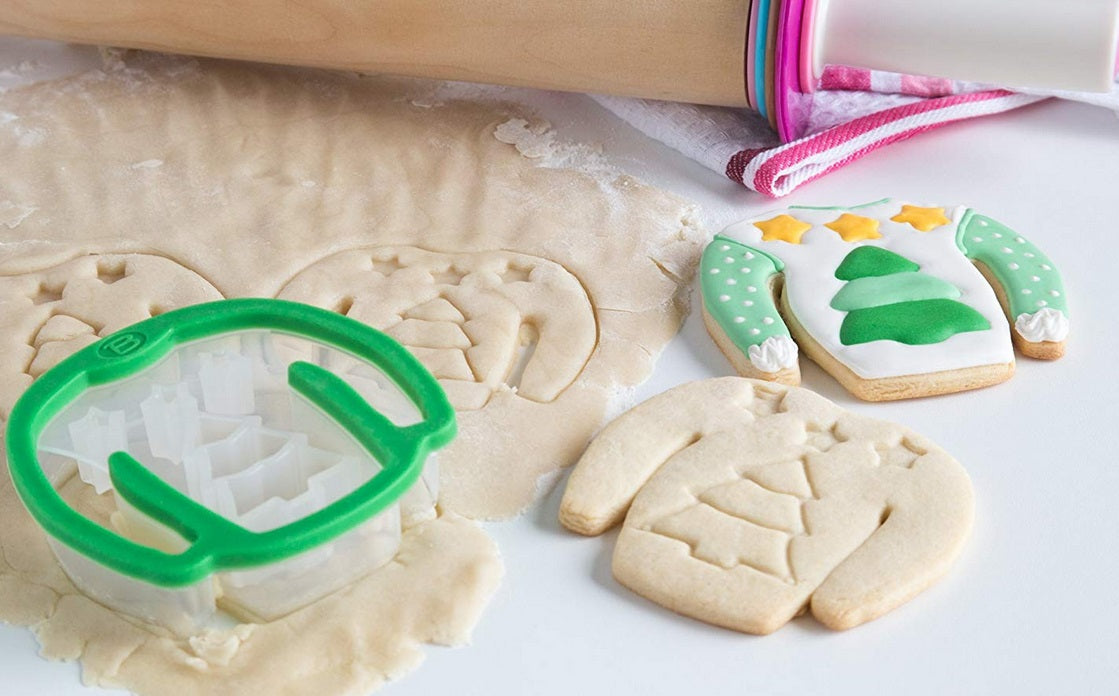 Bakelicious Christmas Tree Sweater Cookie Cutter by Kitchen Niche