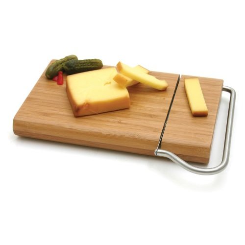 Swissmar Bamboo Board with Cheese Slicer by Kitchen Niche