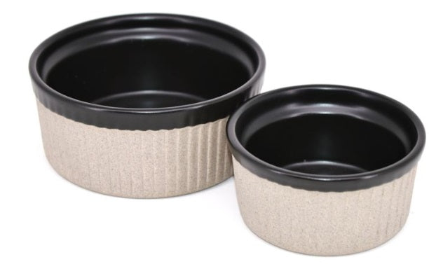BIA Cordon Bleu Artisan Ramekin Set of 2 Black BIA Cordon Bleu by Kitchen Niche