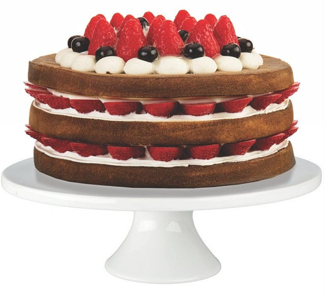 BIA Cordon Bleu White Porcelain Cake Stand by Kitchen Niche