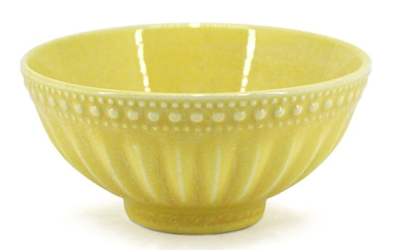 BIA Cordon Bleu French Lace Reactive Bowl Yellow by Kitchen Niche