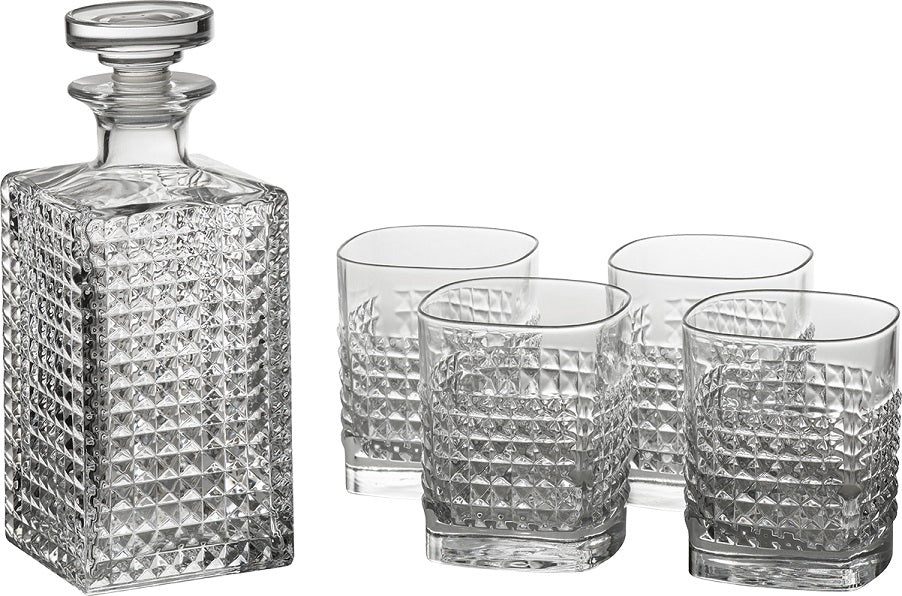Luigi Bormioli Rocco Elixir Crystal Glass Whisky Set of 6 by Kitchen Niche