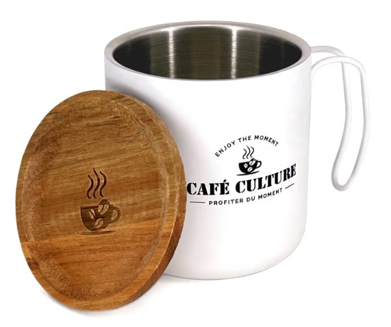 Cafe Culture Double Walled Mug White Cafe Culture by Kitchen Niche