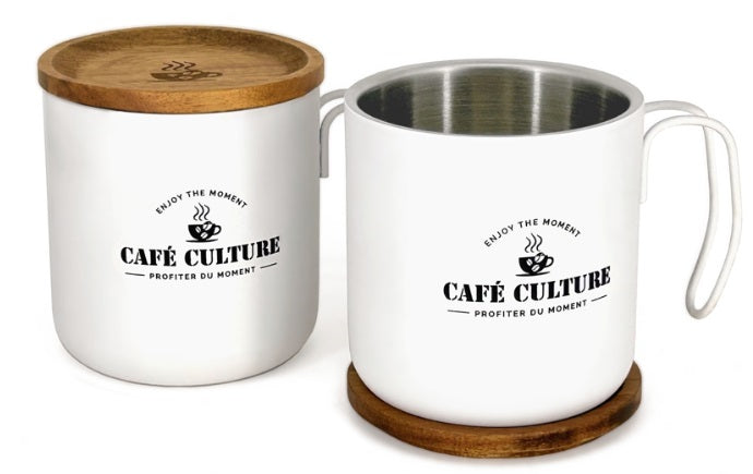 Cafe Culture Double Walled Mug White Cafe Culture by Kitchen Niche