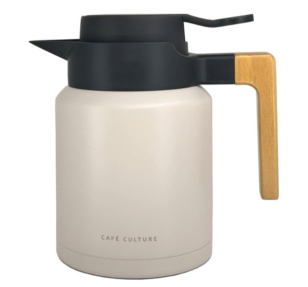 Cafe Culture Insulated Carafe Taupe 1.2L Cafe Culture by Kitchen Niche