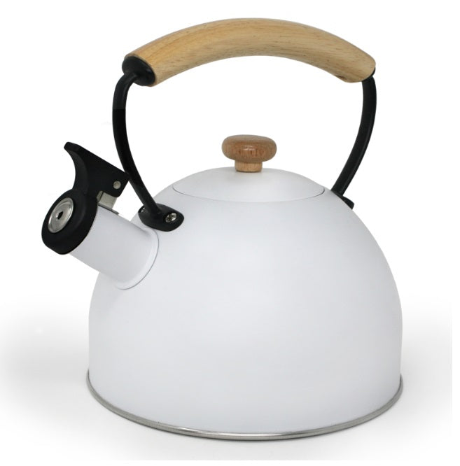 Cafe Culture White Whistling Kettle by Kitchen Niche