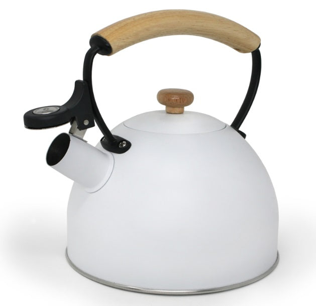 Cafe Culture White Whistling Kettle by Kitchen Niche
