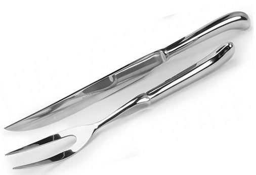 Stanley Rogers 2-Piece Pistol Grip Carving Set by Kitchen Niche