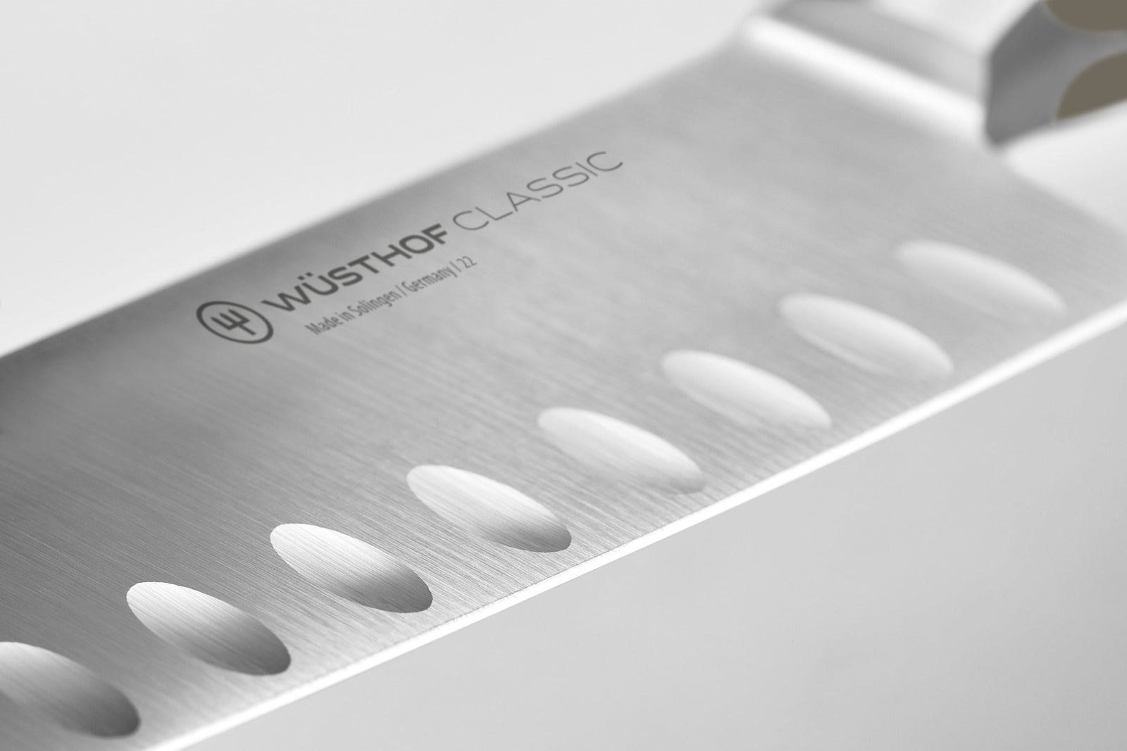 Wüsthof Classic Velvet Oyster Hollow Ground Santoku Knife – 7" Wusthof by Kitchen Niche