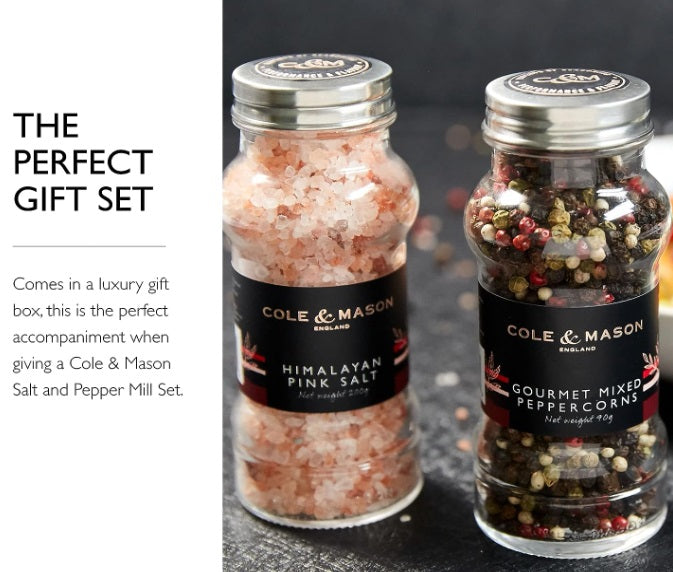 Cole & Mason Aromatic Salt & Pepper Gift Set by Kitchen Niche