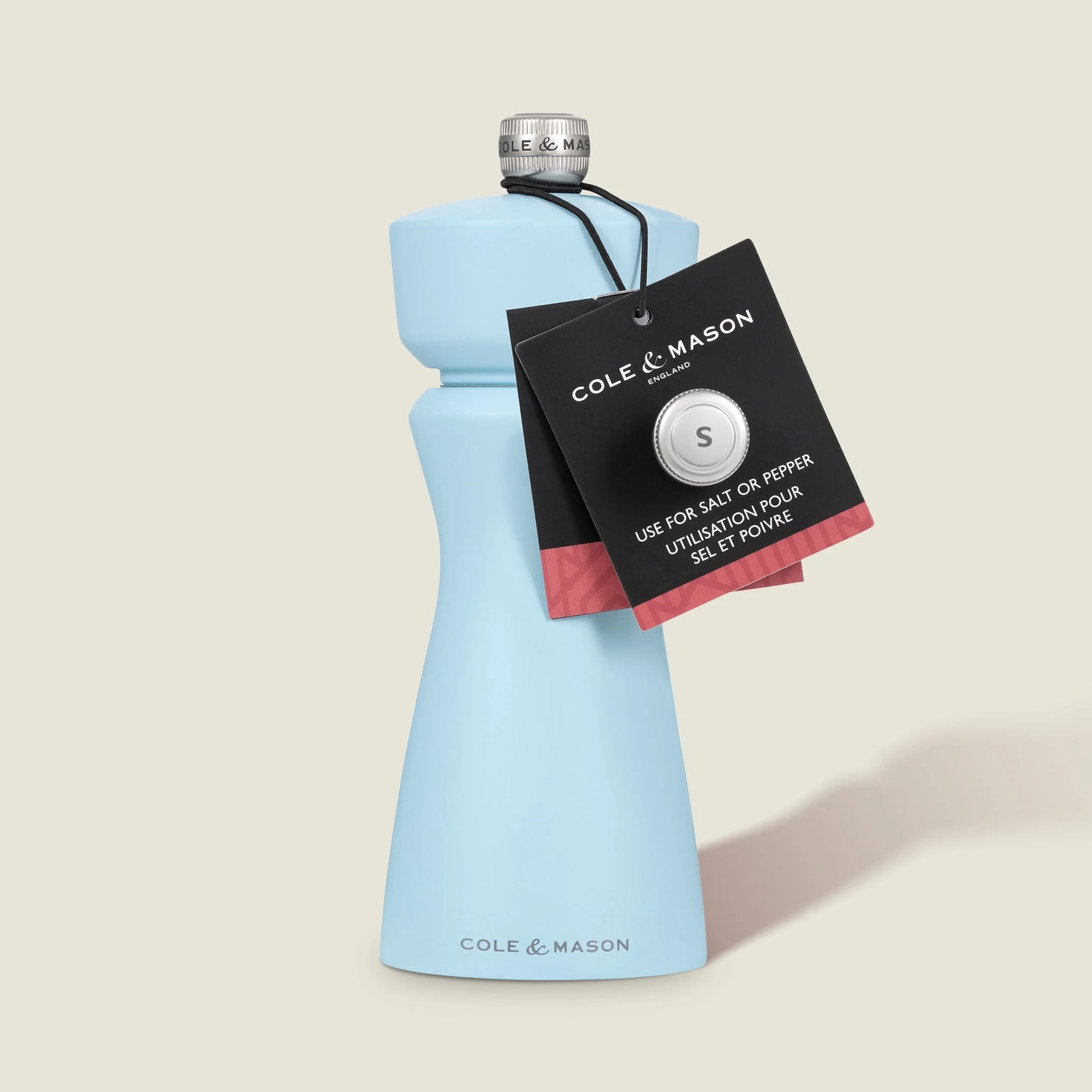 Cole & Mason Kenton Salt/Pepper Mill – Blue Salt