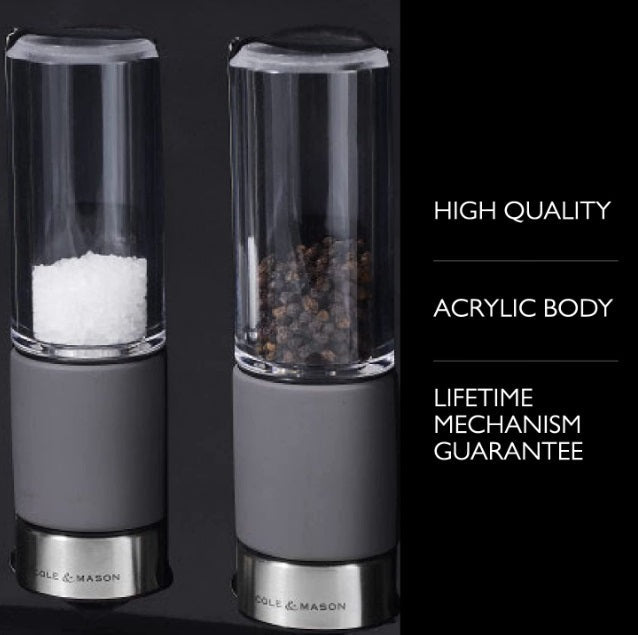 Cole & Mason Regent Concrete Mill Gift Set, 18 cm / 7" by Kitchen Niche