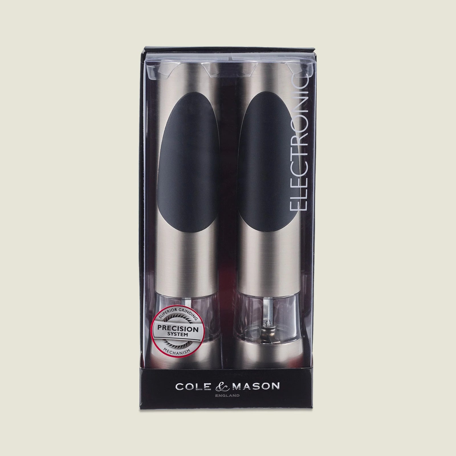 Cole & Mason Richmond Electric Salt & Pepper Mill Gift Set