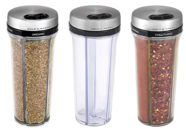 Cole & Mason Saunderton Spice Storage & Shaker – 8" / 20 cm by Kitchen Niche