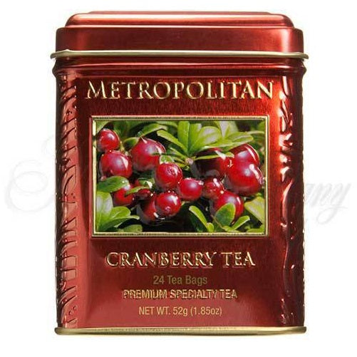 Metropolitan Tea Company Cranberry Tea 24 Tea Bags by Kitchen Niche