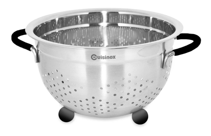 Cuisinox Stainless Steel Colander with Rubber Feet by Kitchen Niche